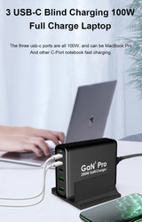 200W GaN Fast Charger Type C PD Quick Charge