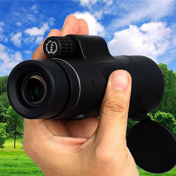 Starscope Monocular - Top-Rated Monocular 12X50 High Power HD Monocular with Smartphone Holder & Tripod – Waterproof Monocular Telescope